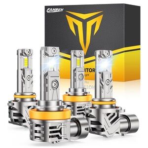 FAHREN H11 9005 Light bulbs combo plug & play NEW